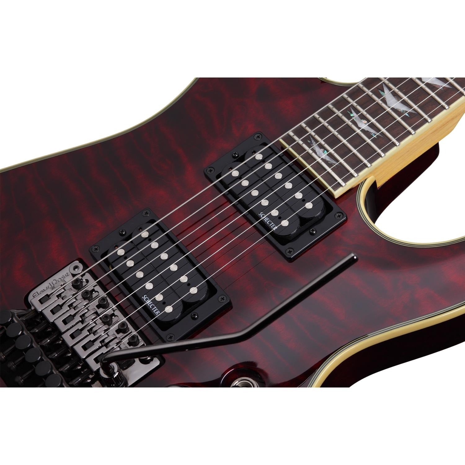 Schecter Electric Guitars Schecter Omen Extreme-FR 6-String Electric Guitar #color_black-cherry