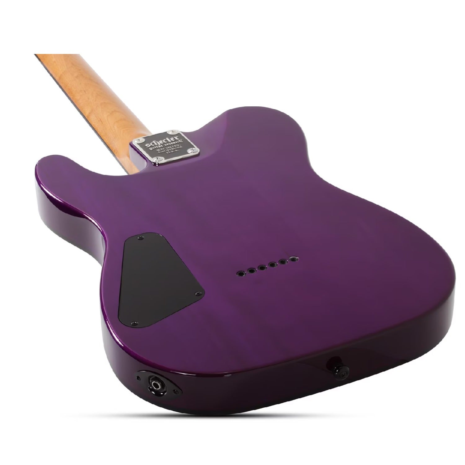 Schecter Electric Guitars Schecter PT Standard 6 String Electric Guitar #color_purple-burst-burl