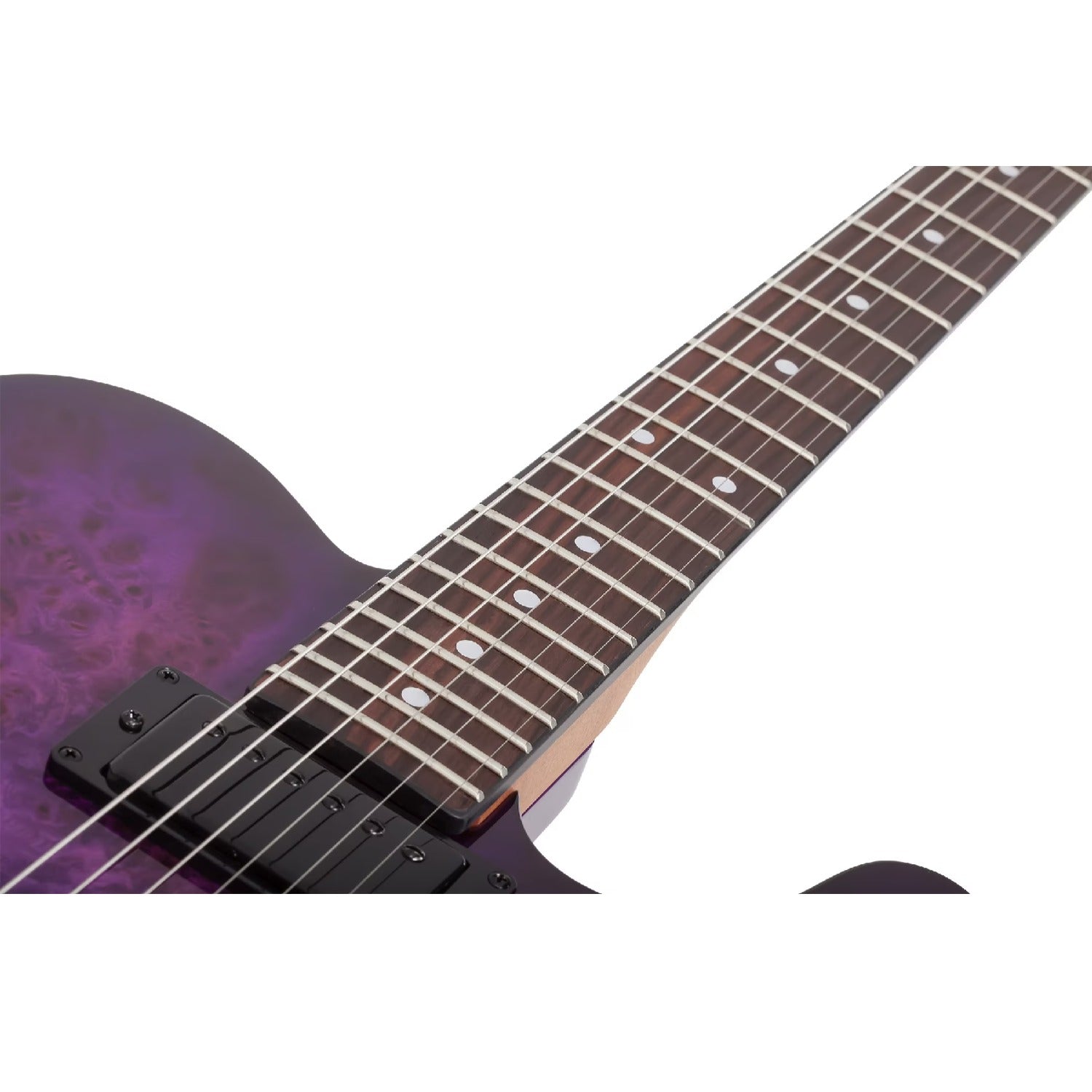 Schecter Electric Guitars Schecter PT Standard 6 String Electric Guitar #color_purple-burst-burl