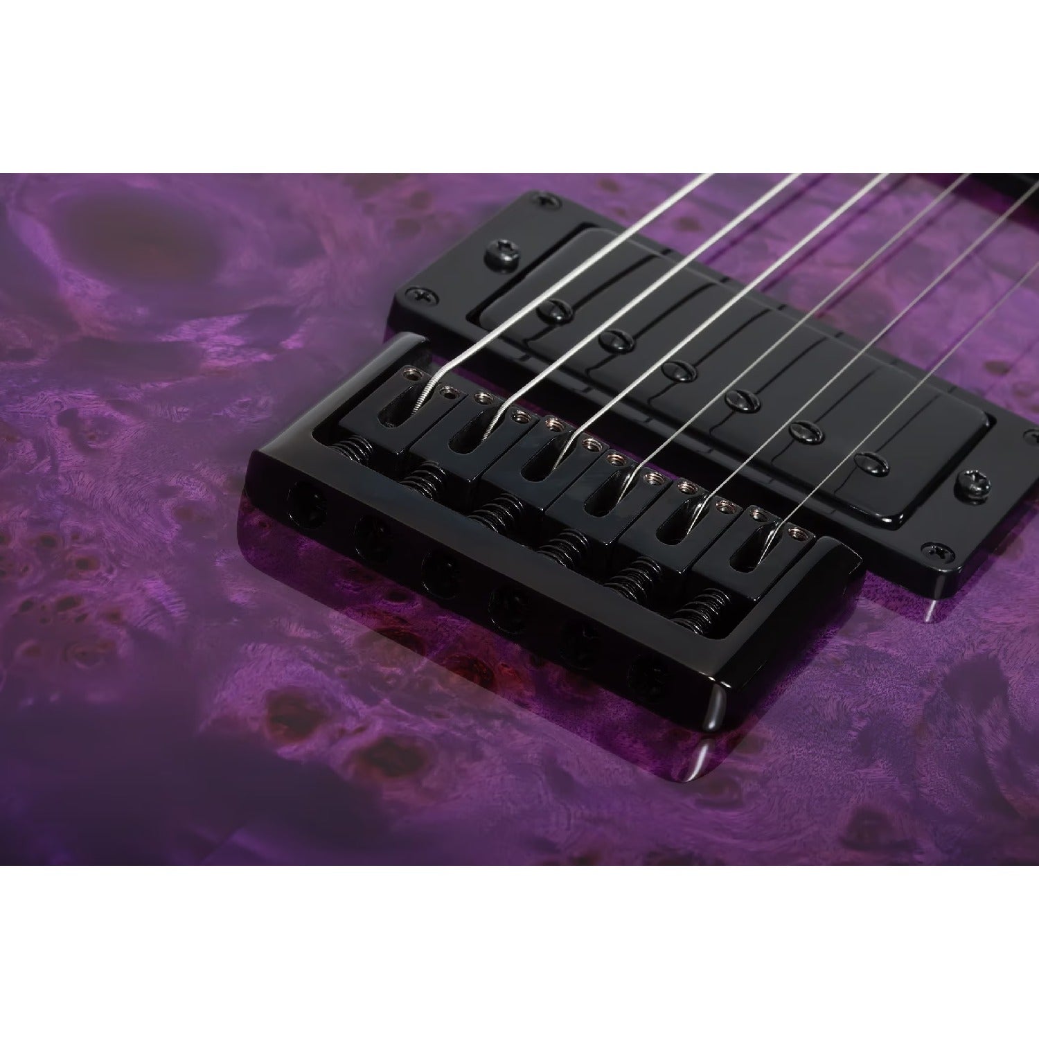 Schecter Electric Guitars Schecter PT Standard 6 String Electric Guitar #color_purple-burst-burl