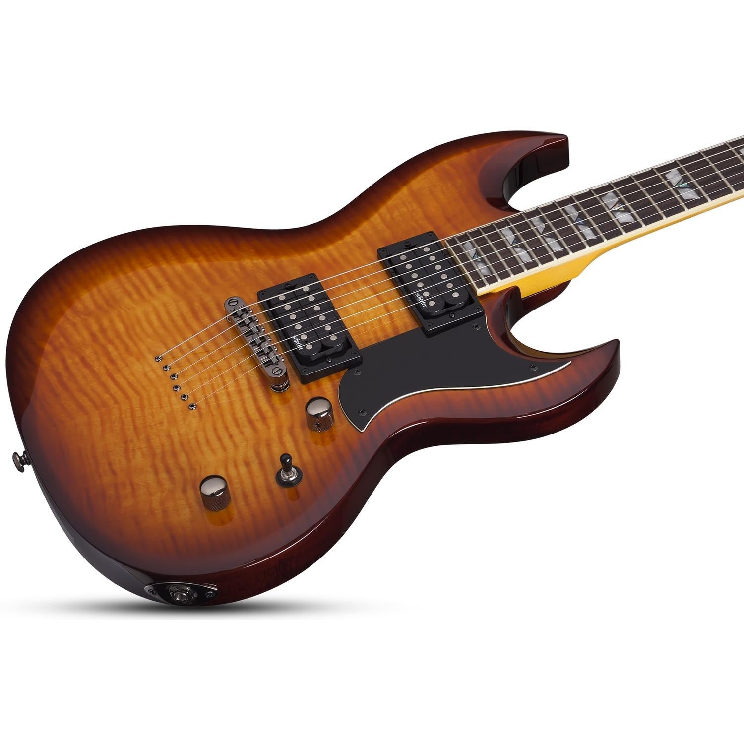 Schecter Electric Guitars Schecter S-II Omen Extreme Solid Body 6-String Electric Guitar