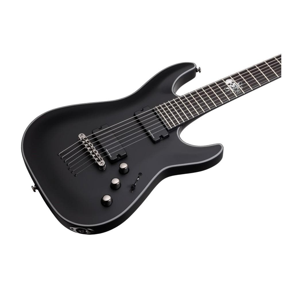 schecter electric guitars schecter sls c 7a sbk blackjack electric guitar