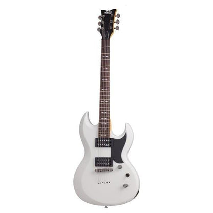 Schecter Electric Guitars Vintage White Schecter S-II Omen Electric Guitar