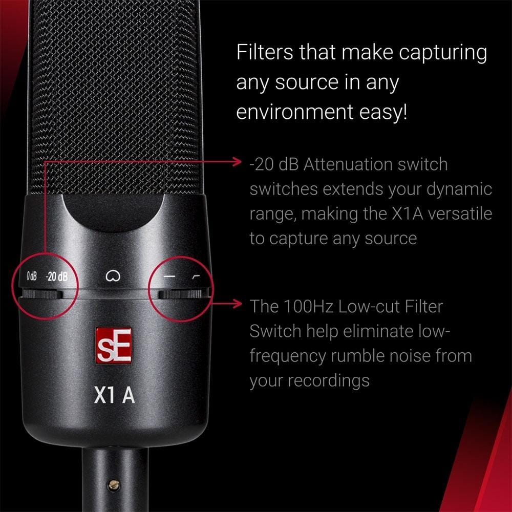 sE Electronics Condenser Microphones sE Electronics X1A Condenser Microphone - Cardoid