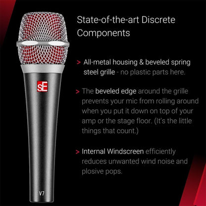 sE Electronics Dynamic Microphones sE Electronics V7 Supercardioid Dynamic Microphone
