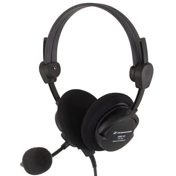 sennheiser headphones sennheiser hmd 46-3-6 atc headset with dynamic microphone
