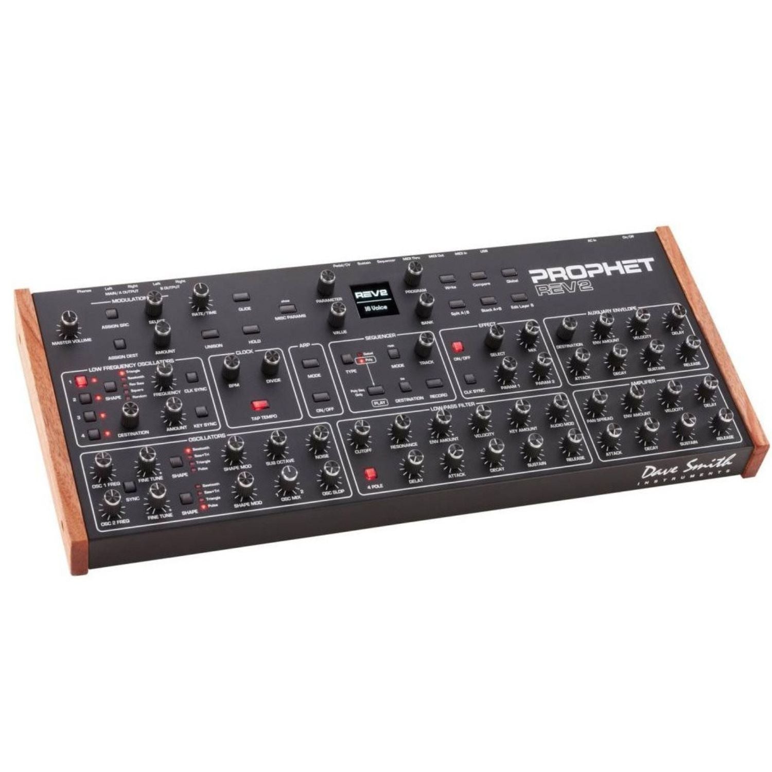 Sequential Synthesizers Sequential Prophet Rev2 16 Voice Polyphonic Analogue Synthesizer Module