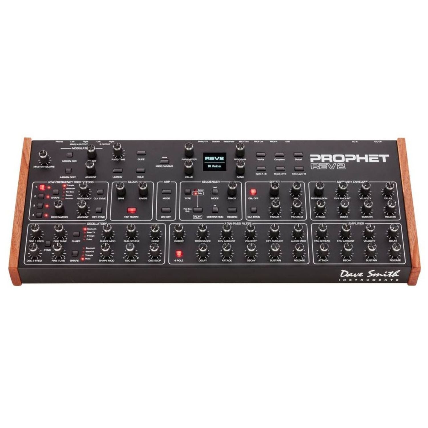 Sequential Synthesizers Sequential Prophet Rev2 16 Voice Polyphonic Analogue Synthesizer Module