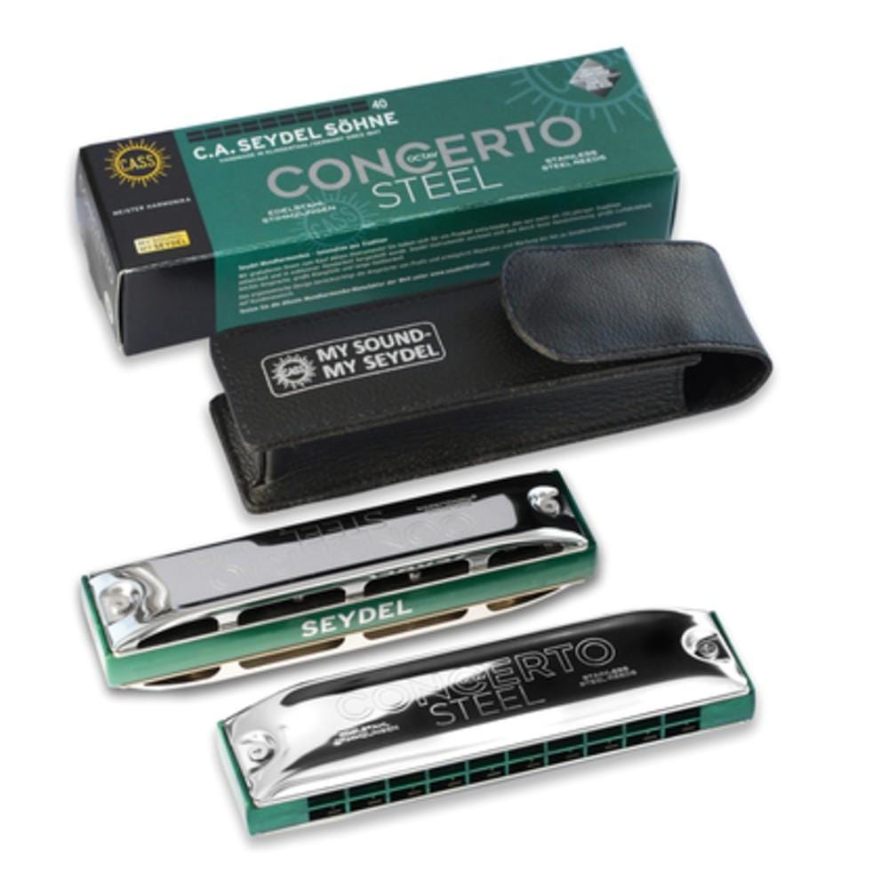 seydel harmonicas seydel 31401 20 holes steel concerto harmonica      #key_db