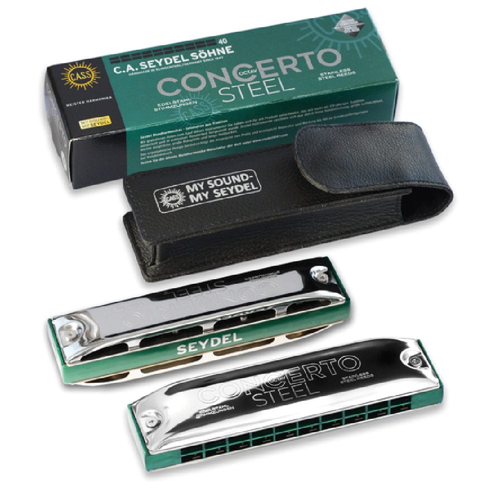 seydel harmonicas seydel 31401 20 holes steel concerto harmonica      