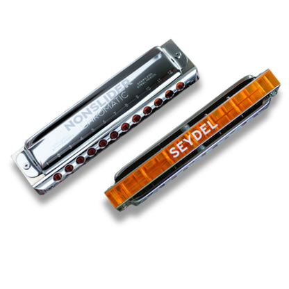 Seydel Harmonicas Seydel 54481C Non Slider Chromatic Deluxe Steel C Harmonica