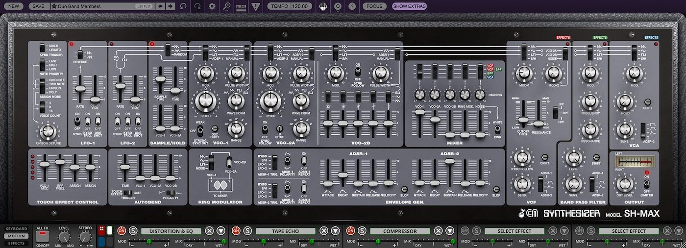 Cherry Audio SH-MAX Synthesizer
