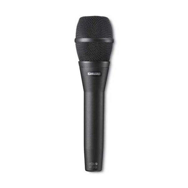 shure condenser microphones charcoal black shure ksm9 handheld condenser microphone 