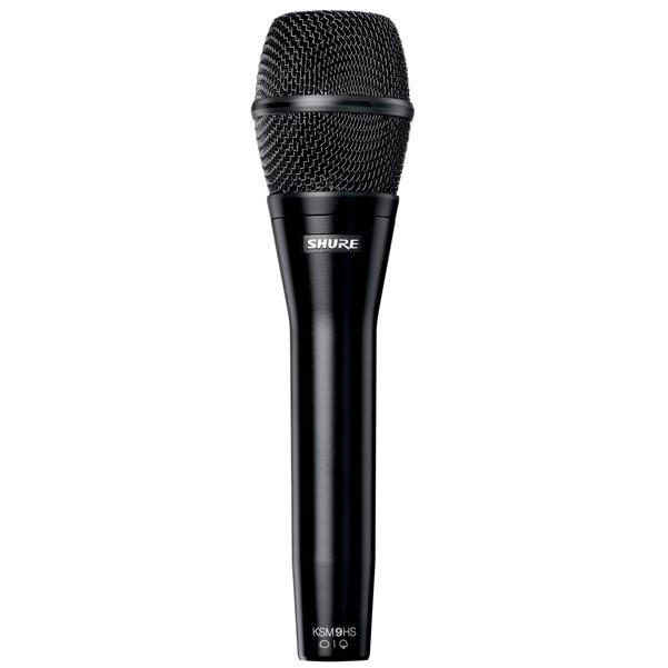 shure condenser microphones shure ksm9 hs handheld vocal condenser microphone - black
