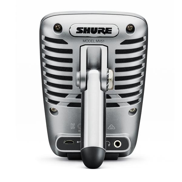 shure condenser microphones shure motiv mv51 large diaphragm condenser microphone