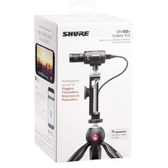 Shure Condenser Microphones Shure MV88+ SE215 CL Portable Videography Kit- Black