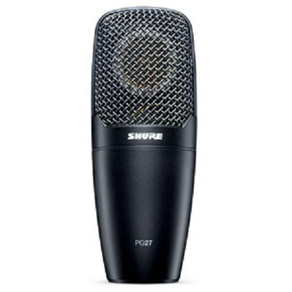 shure condenser microphones shure pg27lc cardioid side address condenser multi purpose microphone