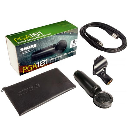 shure condenser microphones shure pga181 side-address cardioid condenser microphone
