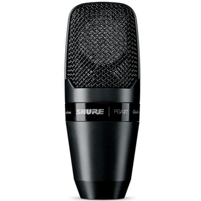 shure condenser microphones shure pga27lc large diaphragm side-address cardioid condenser microphone