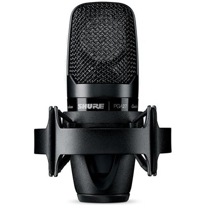 shure condenser microphones shure pga27lc large diaphragm side-address cardioid condenser microphone