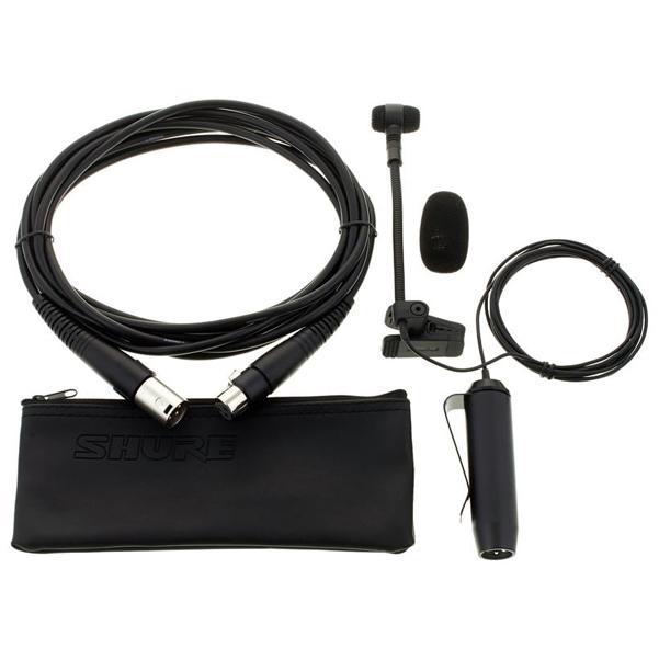 shure condenser microphones shure pga98h-xlr cardioid condenser instrument microphone