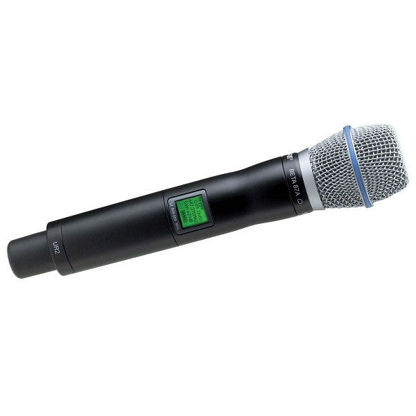 shure condenser microphones shure ur2/beta 87a handheld transmitter