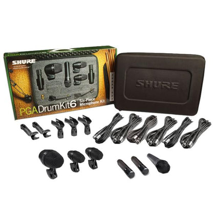 shure drumkit microphones shure pga drumkit 6 drumkit microphone set