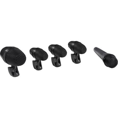 shure drumkit microphones shure pgadrumkit5 5-piece drum microphone kit