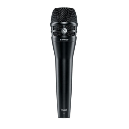Shure Dynamic Microphones Black Shure KSM8/B Dualidyne Dynamic HH Wired Microphone