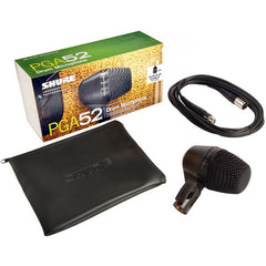 Shure Dynamic Microphones Shure PGA52-XLR Cardioid Dynamic Kick Drum Microphone