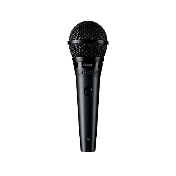 shure dynamic microphones shure pga58-qtr cardioid dynamic vocal microphone