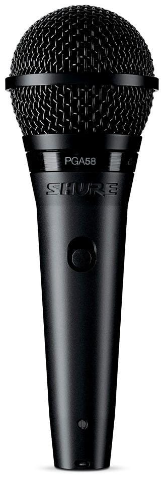 shure dynamic microphones shure pga58lc cardioid dynamic vocal microphone without cable