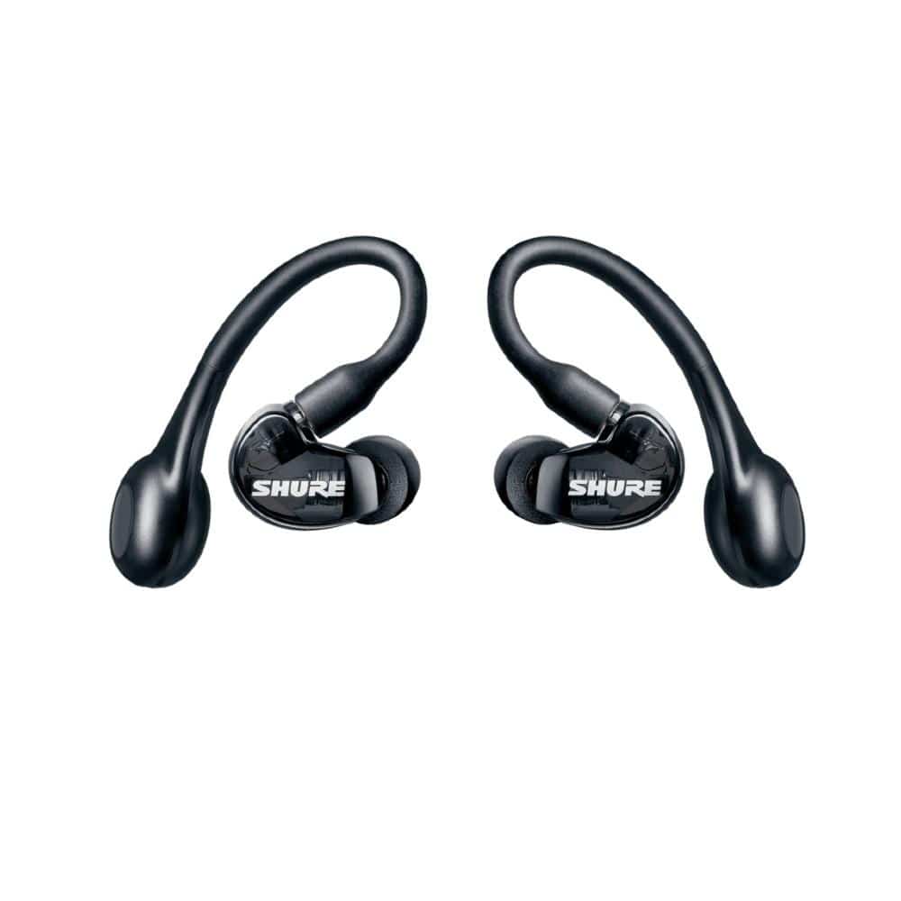 shure earphones black shure aonic 215 true wireless sound isolating earphones      #color_black