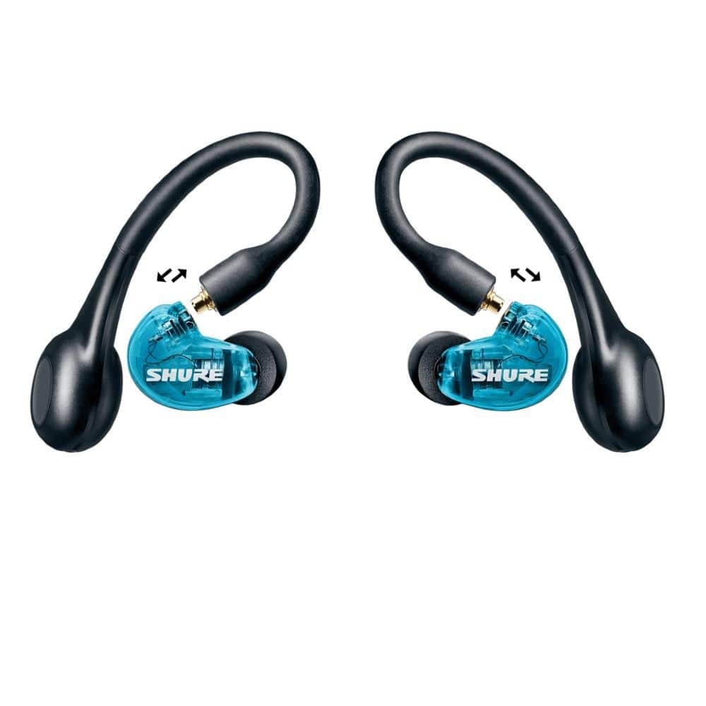 shure earphones shure aonic 215 true wireless sound isolating earphones      #color_blue