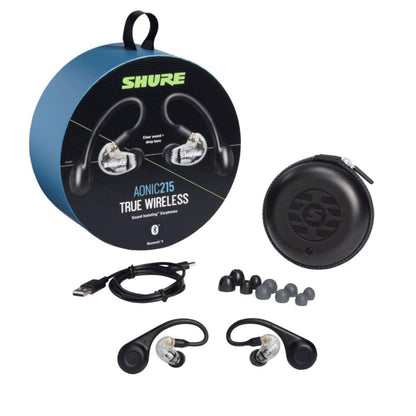 shure earphones shure aonic 215 true wireless sound isolating earphones      