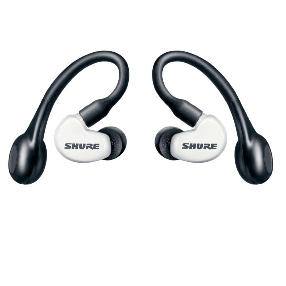 shure earphones white shure aonic 215 true wireless sound isolating earphones      #color_white