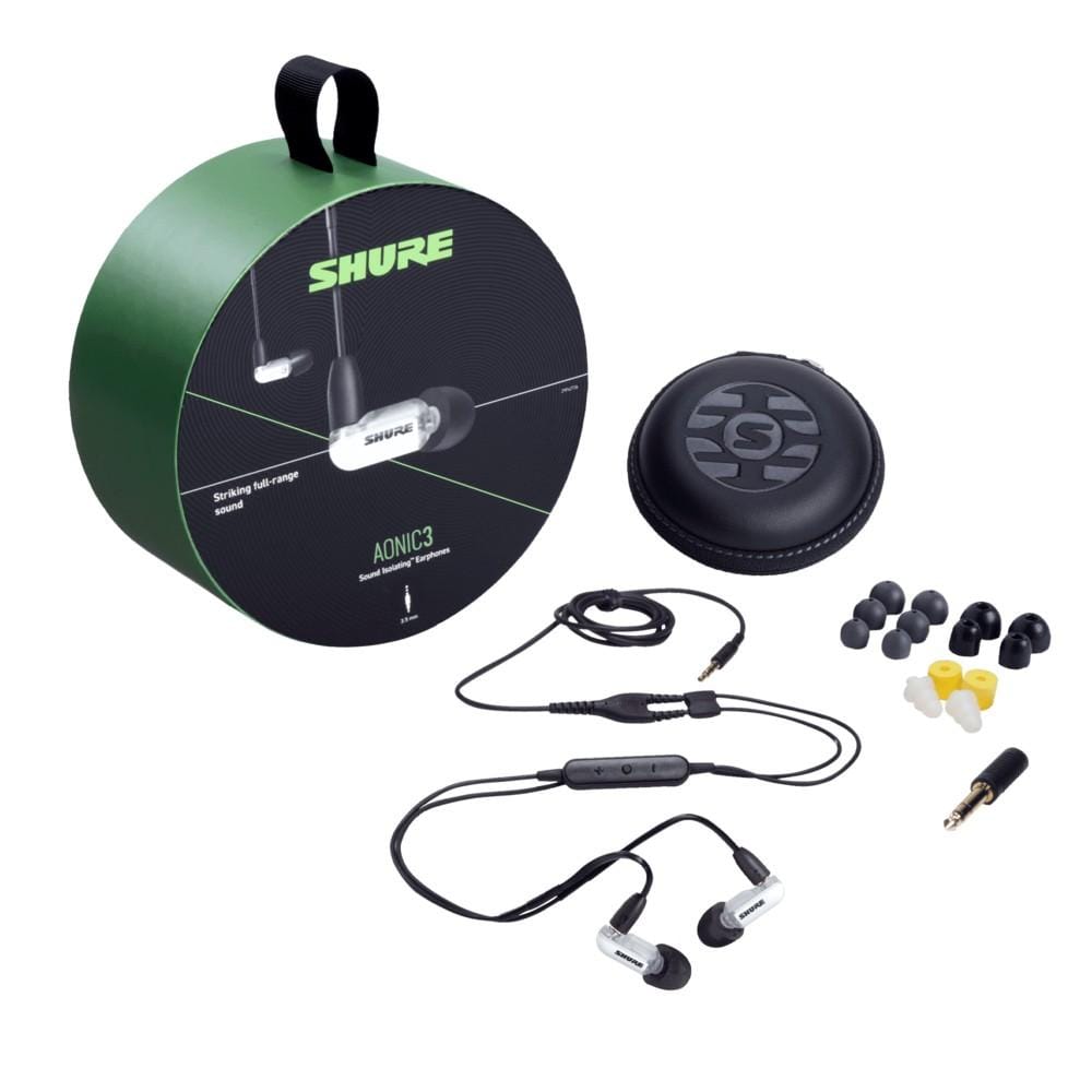 shure earphones white shure se31bauni-a sound isolating earphones 