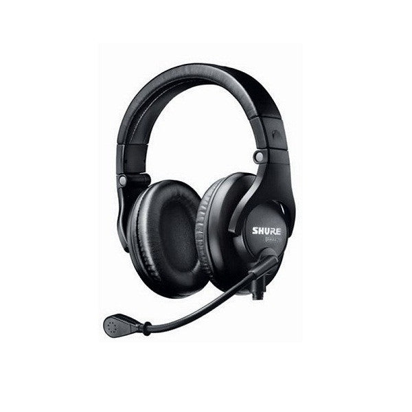 shure headphones shure brh440m dual-sided broadcast headset