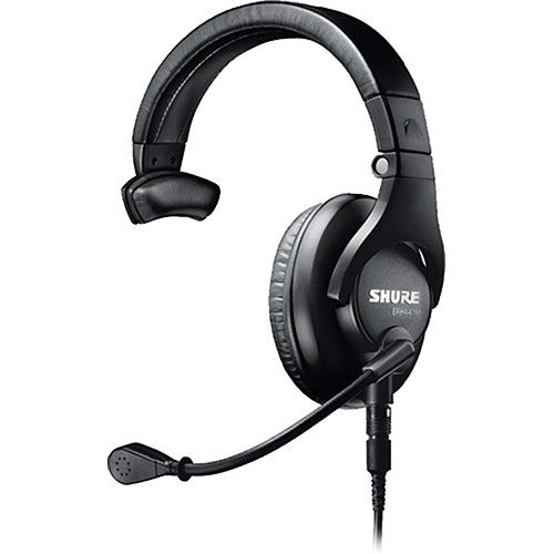 shure headphones shure brh441m single-sided broadcast headset