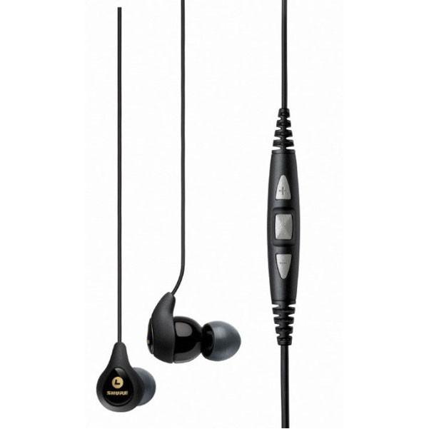 shure headphones shure se115m+ sound-isolating in-ear stereo headset