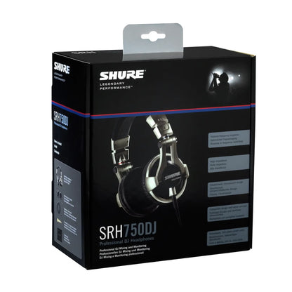 Shure Headphones Shure SRH750DJ Professional DJ Headphones