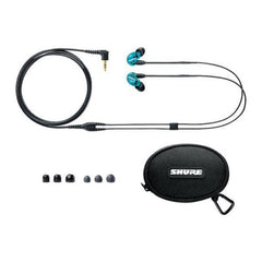 Shure Headphones Special Edition Blue Shure SE215K Sound Isolating Dynamic Microdriver Earphones