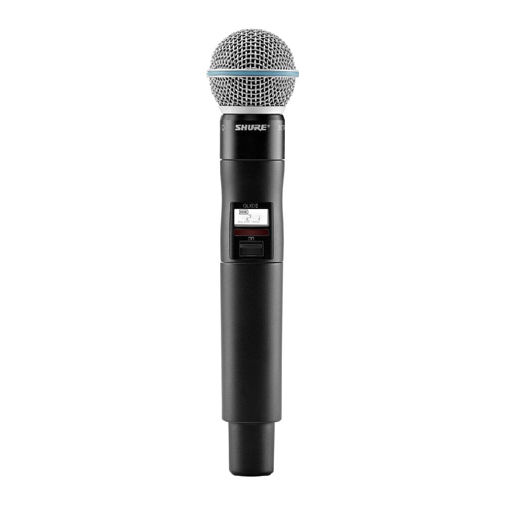 Shure Wireless Systems H53 534 - 598 MHz Shure QLXD2/B58A Handheld Transmitter with Beta 58A Capsule