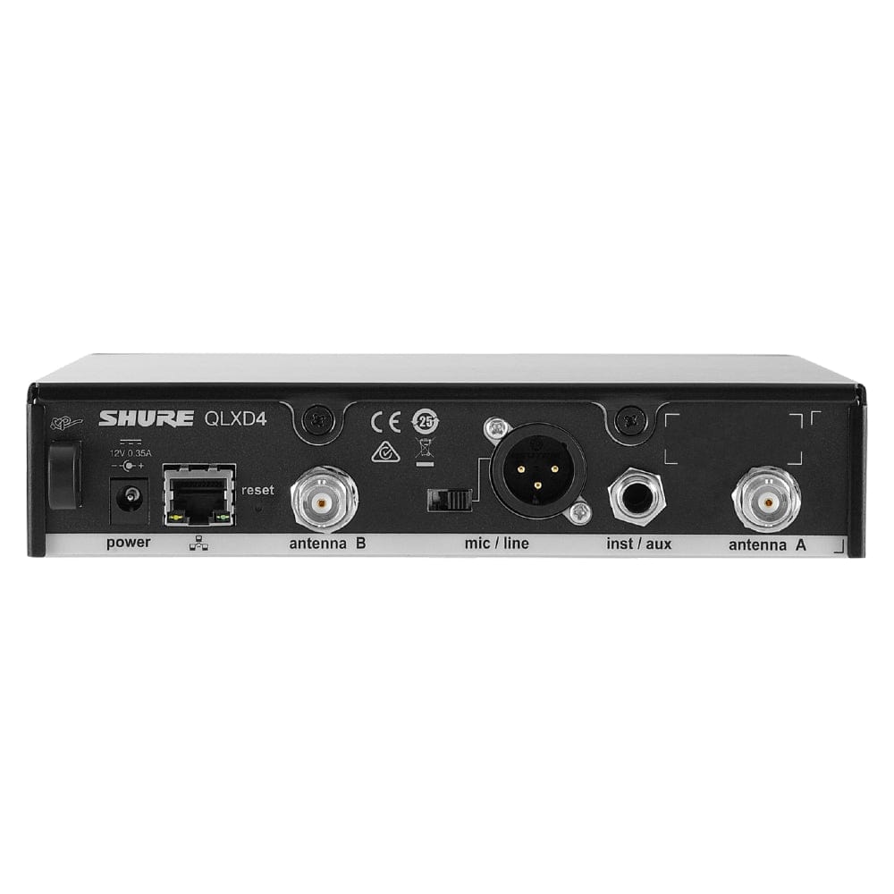 Shure Wireless Systems H53 534 - 598 MHz Shure QLXD4IN Digital Wireless Receiver