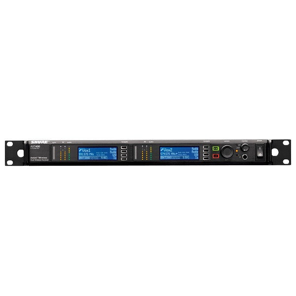 shure wireless systems shure axt400 axient dual channel receiver