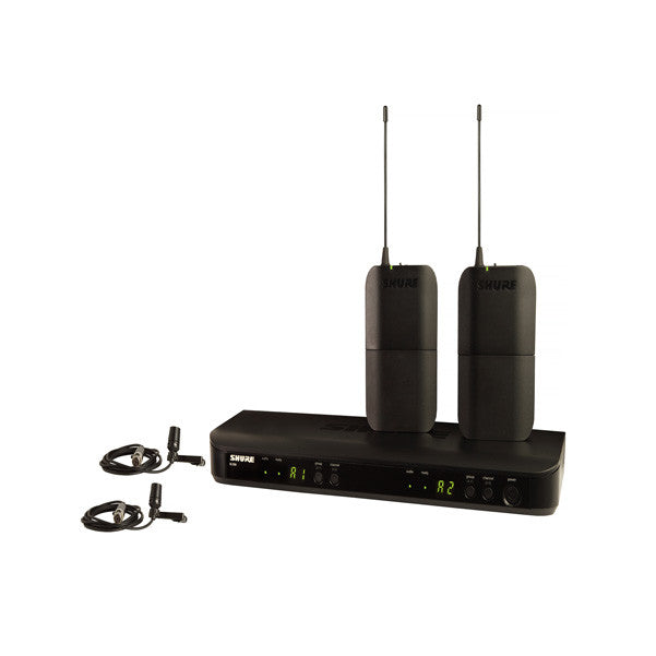 shure wireless systems shure blx188/cvl dual channel lavalier wireless system