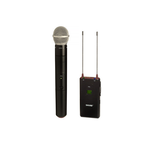 shure wireless systems shure fp25/sm58 handheld wireless system