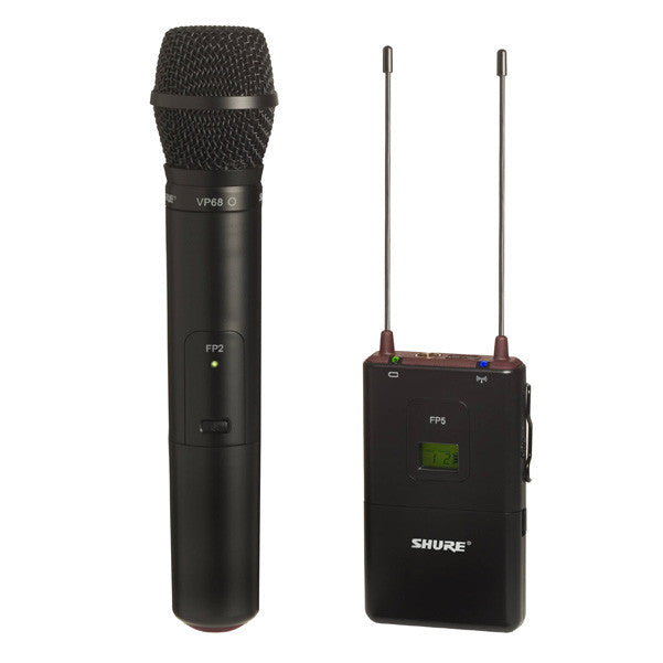 shure wireless systems shure fp25/vp68 handheld wireless system