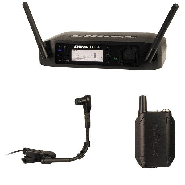 shure wireless systems shure glxd14-beta98h instrument wireless system