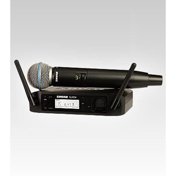 shure wireless systems shure glxd24wb58a handheld wireless system